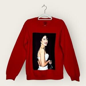 EUC | Selena | Pullover Sweatshirt | Red/Black | Small